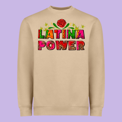Latina Power Heavyweight Sweatshirt Designed By Adodesignshop