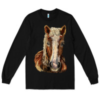 Black Belgian Horse Long Sleeve Tee - LillyAllenDesigns