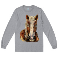 Heather Grey Belgian Horse Long Sleeve Tee - LillyAllenDesigns