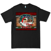 Black merry christmas santa and farm Premium Tee - RanaPortraitStore