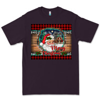 Plum merry christmas santa and farm Premium Tee - RanaPortraitStore