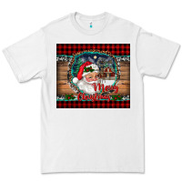 White merry christmas santa and farm Premium Tee - RanaPortraitStore