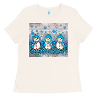 Bone snowman winter Ladies Tee - JahusDesignShop