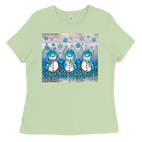 Matcha snowman winter Ladies Tee - JahusDesignShop