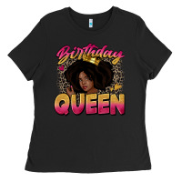 Black birthday queen Ladies Tee - Zillion Design Studio