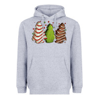 Heather Grey Christmas cakes Heavyweight Hoodie - Jasminsmagicworld