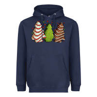 Navy Christmas cakes Heavyweight Hoodie - Jasminsmagicworld