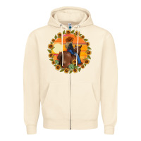 Sandshell cowgirl sunflower Zipper Hoodie - MaliasSmallBusiness