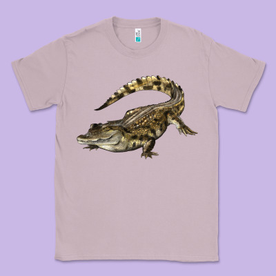 Crocodile Classic Tee Designed By Lillyallendesigns