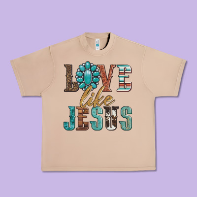 Love Like Jesus Urban Heavy Tee Designed By Artiststas