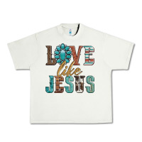Pistachio love like jesus Urban Heavy Tee - Artiststas