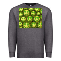 Charcoal Heather st. patrick's day lucky face Premium Sweatshirt - RanaPortraitStore
