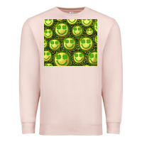 Pale Pink st. patrick's day lucky face Premium Sweatshirt - RanaPortraitStore