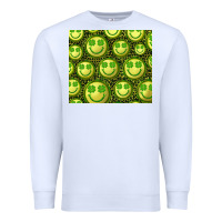 White st. patrick's day lucky face Premium Sweatshirt - RanaPortraitStore