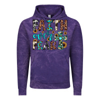 Cloud Purple faith over fear Vintage Hoodie - JahusDesignShop