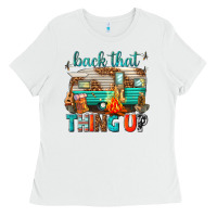 White back that thing up Ladies Tee - texasbilliewilder