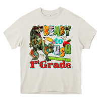 Cream ready to crush first grade Heavy Core Tee - texasbilliewilder