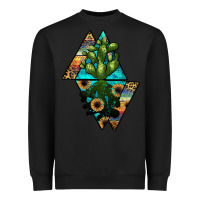 Black cactus1 Heavyweight Sweatshirt - JahusDesignShop