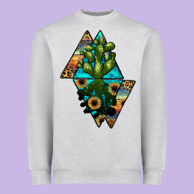 Cactus1 Heavyweight Sweatshirt Designed By Jahusdesignshop