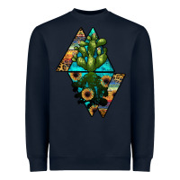 Navy cactus1 Heavyweight Sweatshirt - JahusDesignShop