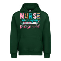 Forest Green Nurse in progres Urban Hoodie - CowGirlArtShop