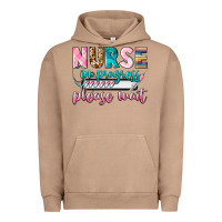 Pigment Burro Nurse in progres Urban Hoodie - CowGirlArtShop