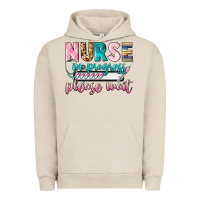Pigment French Oak Nurse in progres Urban Hoodie - CowGirlArtShop