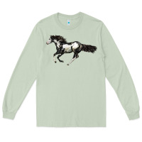 Matcha American Paint Horse Long Sleeve Tee - LillyAllenDesigns