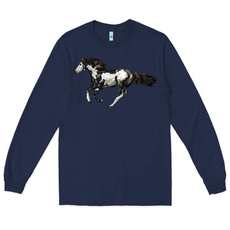 American Paint Horse Long Sleeve Tee by LillyAllenDesigns | Teevron