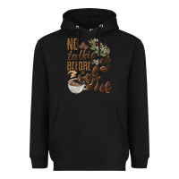 Black no talkie before coffee Heavyweight Hoodie - BarkalooDesign