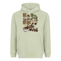 Matcha no talkie before coffee Heavyweight Hoodie - BarkalooDesign
