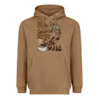 Toasted Coconut no talkie before coffee Heavyweight Hoodie - BarkalooDesign