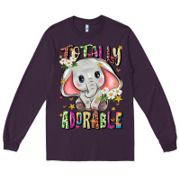 Plum totally adorable Long Sleeve Tee - JahusDesignShop