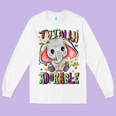 Totally Adorable Long Sleeve Tee Designed By Jahusdesignshop