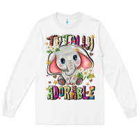 White totally adorable Long Sleeve Tee - JahusDesignShop