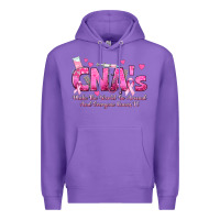 Purple cna s make the world go around and everyone knows Premium Hoodie - texasbilliewilder