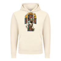 Vintage Artic leopard cross  sunflower Vintage Hoodie - JahusDesignShop