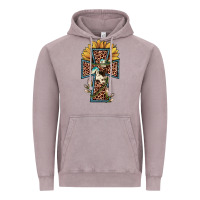 Vintage Zinc leopard cross  sunflower Vintage Hoodie - JahusDesignShop