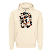 Sandshell vintage soccer Zipper Hoodie - MaliasSmallBusiness