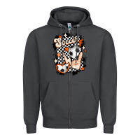 Smoke vintage soccer Zipper Hoodie - MaliasSmallBusiness