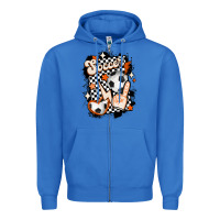 True Royal vintage soccer Zipper Hoodie - MaliasSmallBusiness