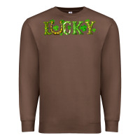 Chestnut st. patrick's day lucky with clovers and horseshoe Premium Sweatshirt - RanaPortraitStore