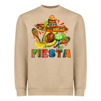 Fıesta With Avocado And Sombrero Heavyweight Sweatshirt | Teevron