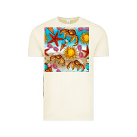 Vintage Arctic beach seamless pattern Vintage Tee - BundleAndBundleShop
