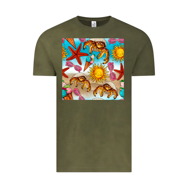 Beach Seamless Pattern Vintage Tee by BundleAndBundleShop | Teevron