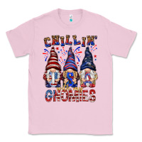 Bubblegum Pink Chilling with my gnomies with usa Classic Tee - NancyCooperArtShop