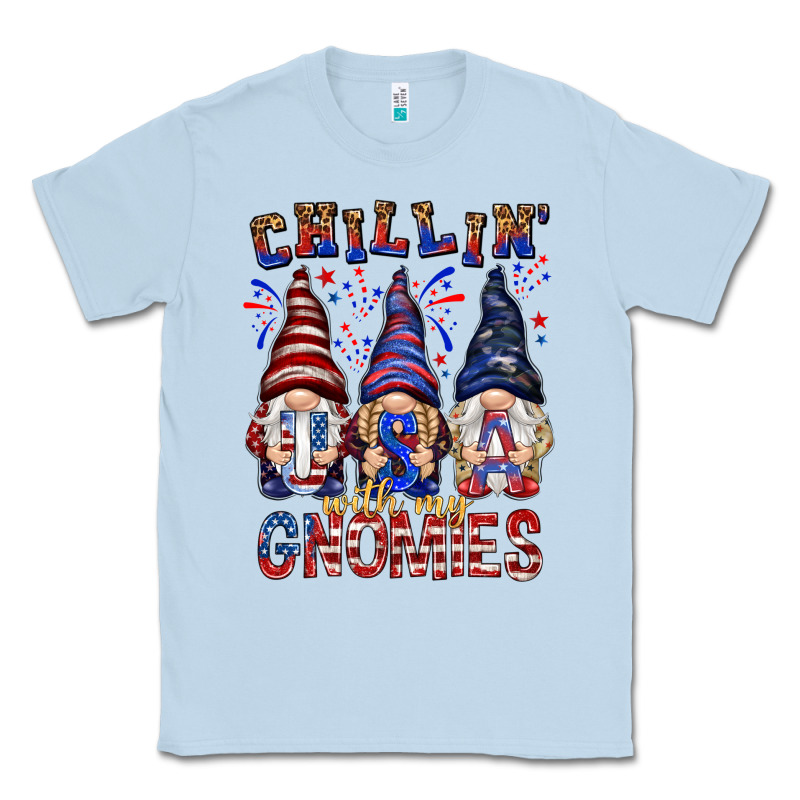 Chilling With My Gnomies With Usa Classic Tee by NancyCooperArtShop | Teevron