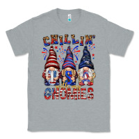 Heather Grey Chilling with my gnomies with usa Classic Tee - NancyCooperArtShop