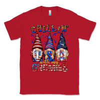 Red Chilling with my gnomies with usa Classic Tee - NancyCooperArtShop