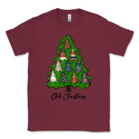 Burgundy ohh Christmas trees Classic Tee - RanaPortraitStore